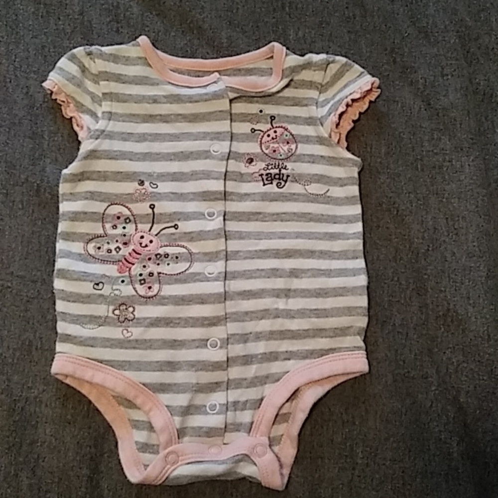 Cute baby girl onsie